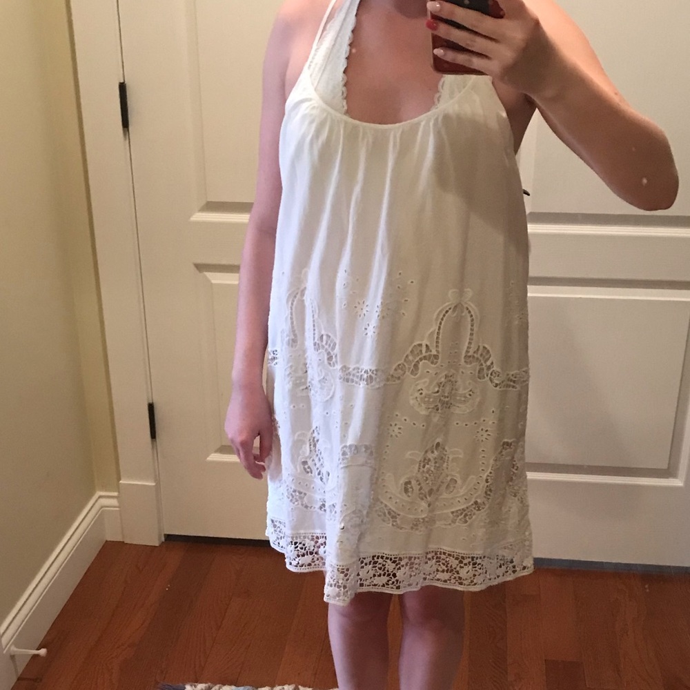 White Abercrombie dress